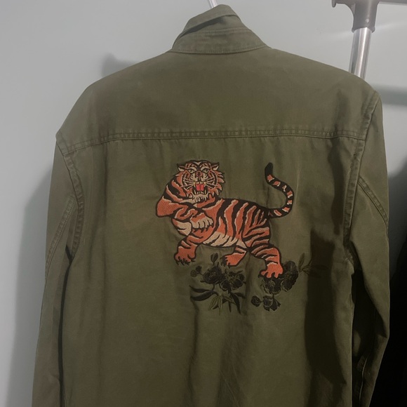 Urban Outfitters Tiger Embroidered Jacket - Picture 2 of 3